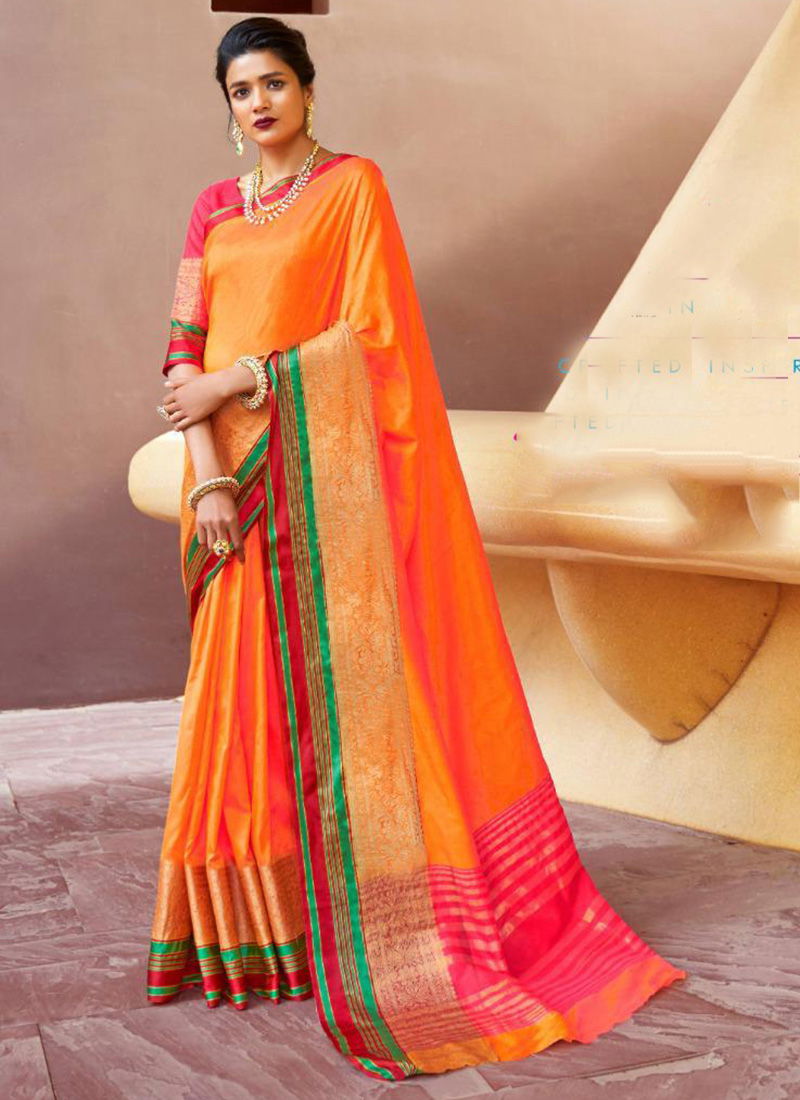 Kundan Lichi Silk Festival Wear Fancy sarees Collection 106001-106008